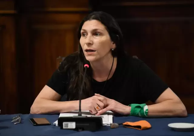 M�nica Macha, presidenta de la Comisi�n de Mujeres y Diversidades.