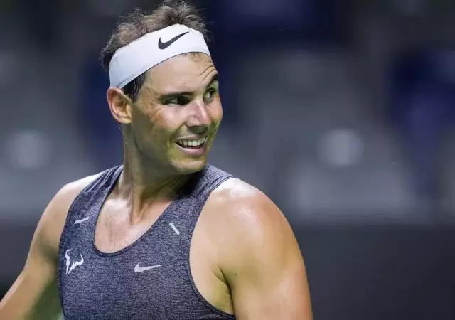 Rafa Nadal jug� al f�tbol para divertirse