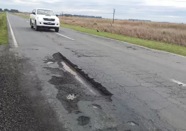 Rutas destruidas.