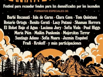 Festival para recaudar fondos para los damnificados por los incendios.