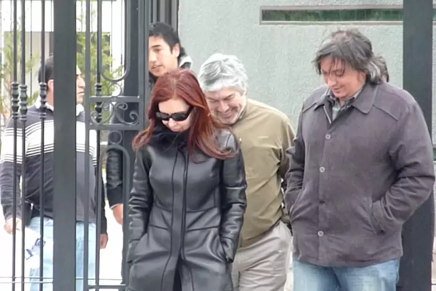 CFK, B�ez y M�ximo Kirchner.