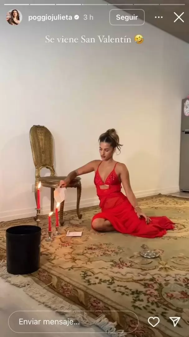 Casi se prende fuego el set de grabaci�n.