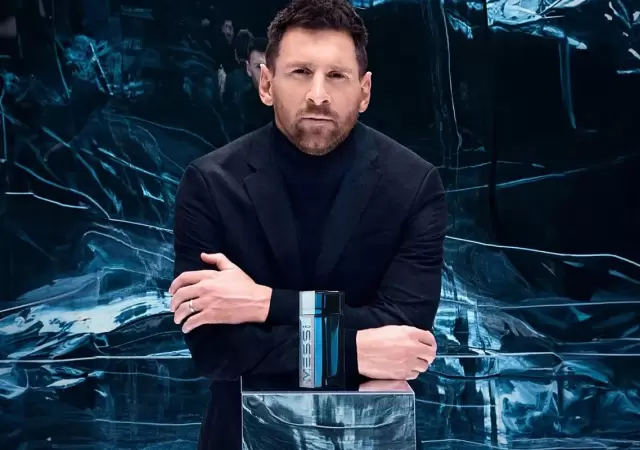 Leo Messi lanz� su fragancia.
