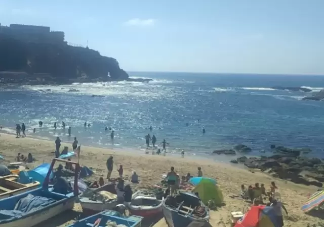 Playa en la localidad chilena de Mantagua conde la chica de Mendoza perdi� la vida ahogada.