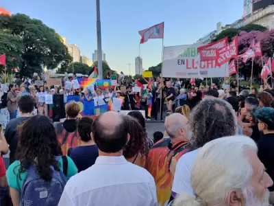 Marcha contra los incendios.