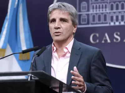 Luis Caputo, ministro de Econom�a de la Naci�n.