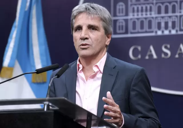 Luis Caputo, ministro de Econom�a de la Naci�n.