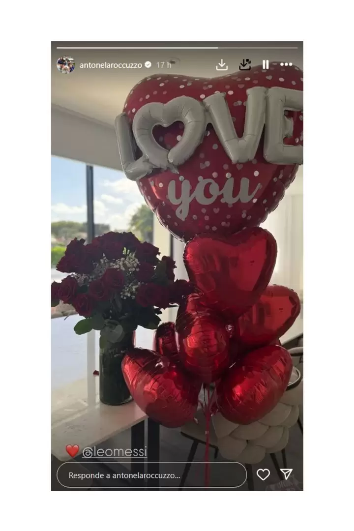 El regalo de Messi para Antonela por San Valent�n
