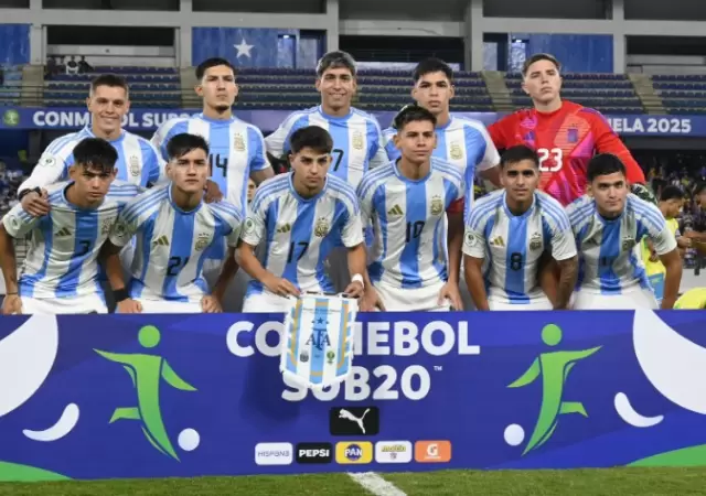 La Selecci�n argentina Sub 20