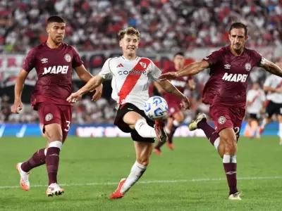 River venci� a Lan�s por 1 a 0.