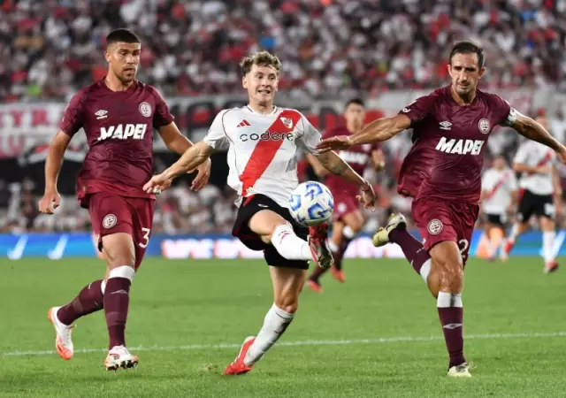 River venci� a Lan�s por 1 a 0.