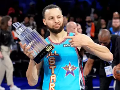 Curry fue el MVP de la jornada.