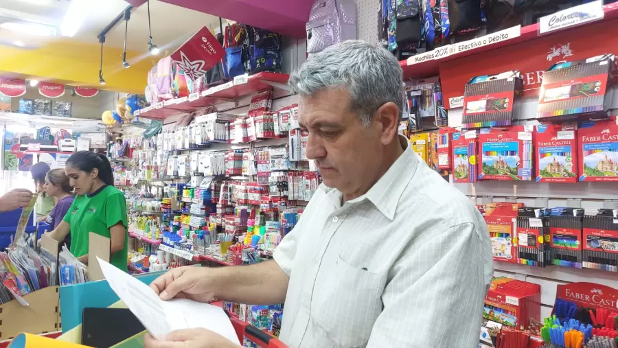 Gustavo Fern�ndez, titular de la C�mara de Librer�as de Mendoza.