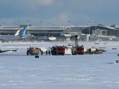 Avion estrellado en Canada