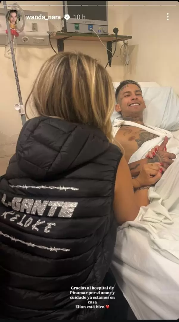 Publicaci�n de Wanda Nara en Instagram.
