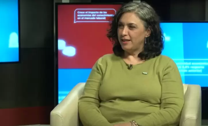 Carina Farah, la economista que fue precandidata a intendenta de la Ciudad de Mendoza por el espacio Eleg� 502 D del PJ.