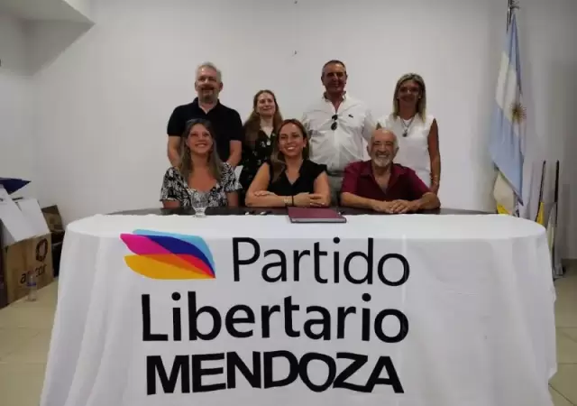 Integrantes del Partido Libertario mendocino. (Foto: web)