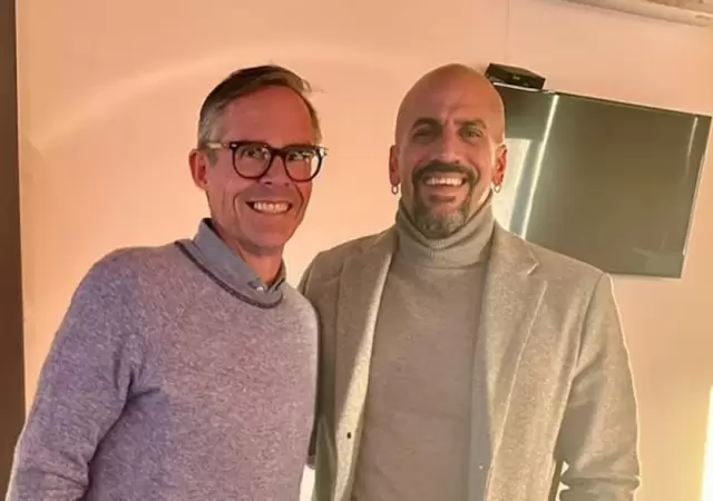 Foster Gillet junto a Sebasti�n Ver�n