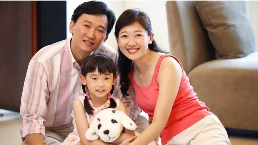 Familia china.