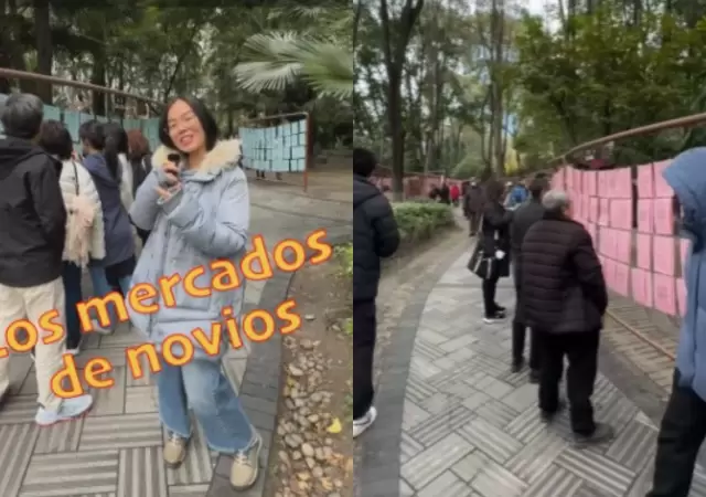 El mercado de novios sirve para concretar citas y parejas.
