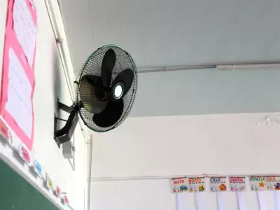 Ventiladores en la escuela
