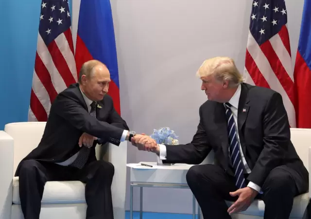 El l�der ruso Vladimir Putin y el presidente de EE.UU. Donald Trump. (Foto: web)