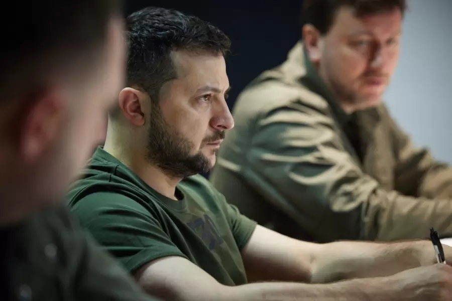 Volodimir Zelenski, muy criticado por Trup. (Foto: web)