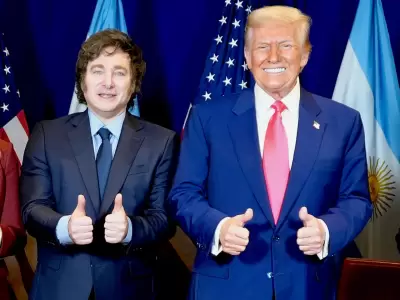 Javier Milei con Donald Trump