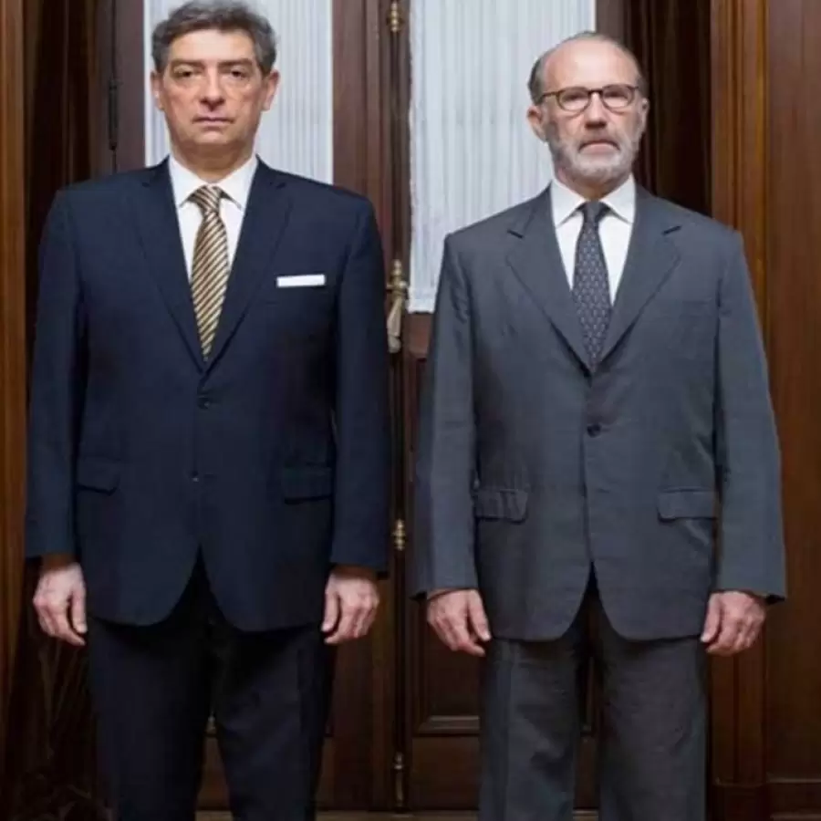 Ministros de la Corte Horacio Rosatti y Carlos Ronzencratz