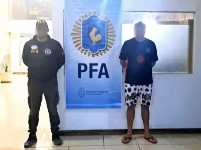 El detenido cay� gracias a las tareas de la PFA.