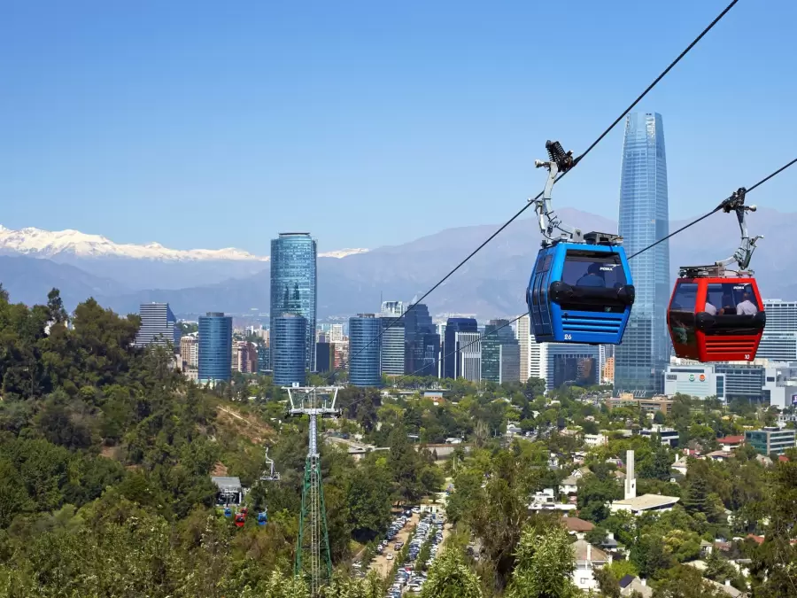Santiago de Chile sin energía eléctrica /
