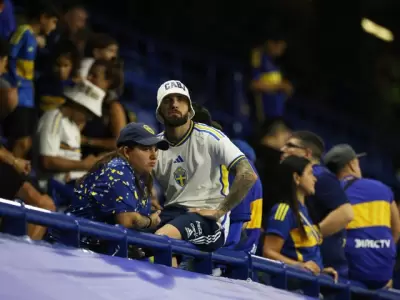 Los hinchas de Boca.