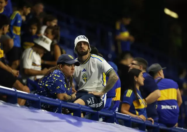 Los hinchas de Boca.