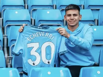 Echeverri no jugar� en el Manchester City y ser� cedido.