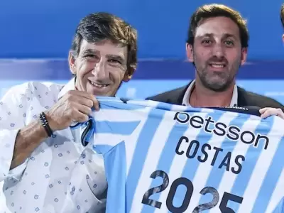 Gustavo Costas y Diego Milito