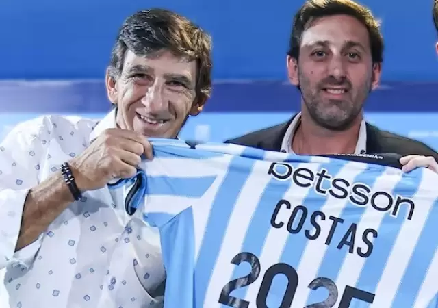 Gustavo Costas y Diego Milito