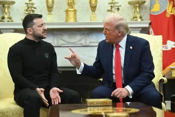 Volodimir Zelenski y Donald Trump