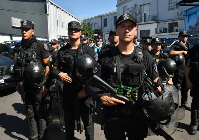 Cuando una provincia es intervenida, las unidades Despliegue de Intervenciones R�pidas salen a la calle.