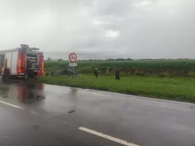 El lugar donde ocurri� el incidente. (Fotograf�a: Agencia Noticias Argentinas/redes)