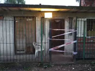 La casa donde ocurri� el hecho. (Fotograf�a: Agencia Noticias Argentinas)