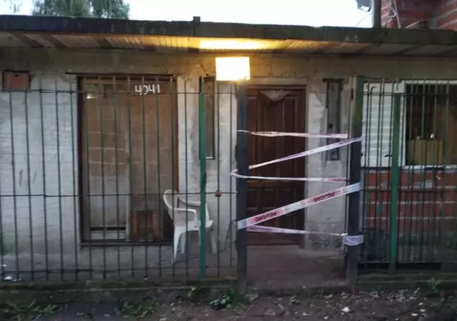 La casa donde ocurri� el hecho. (Fotograf�a: Agencia Noticias Argentinas)