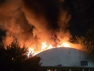 Incendio en el Ministerio de Seguridad