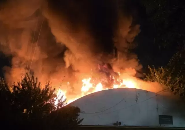 Incendio en el Ministerio de Seguridad