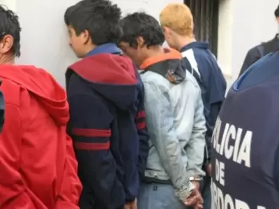 Menores detenidos