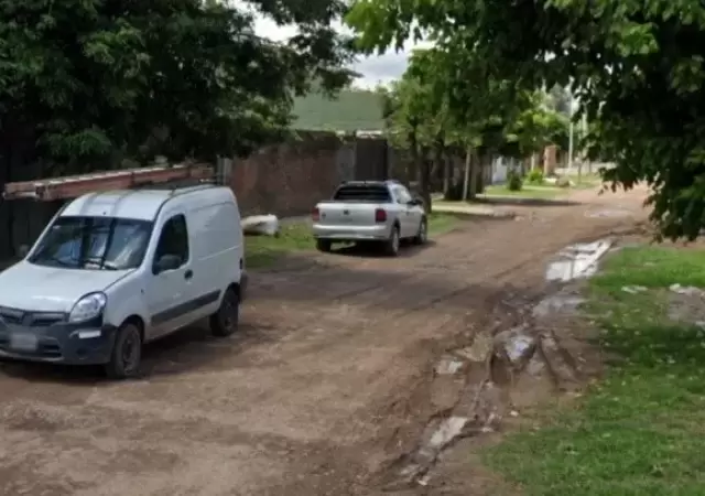 En este barrio fue encontrado el cad�ver del hombre asesinado. (Foto: cronica.com.ar)