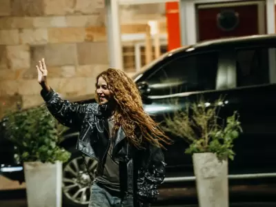 Shakira ya est� en la Argentina.