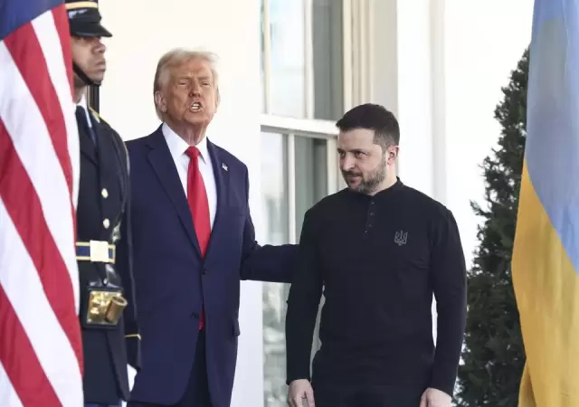 Volodimir Zelenski y Donald Trump