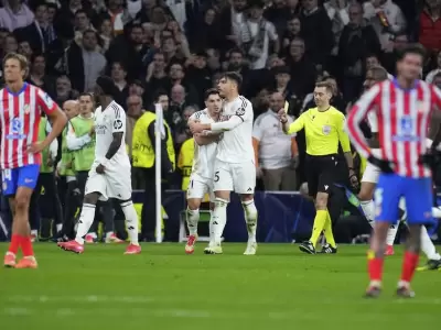 El Real Madrid gan� el duelo de ida ante el Aleti