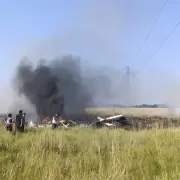 Se estrelló un helicóptero que combatió incendios forestales en Corrientes