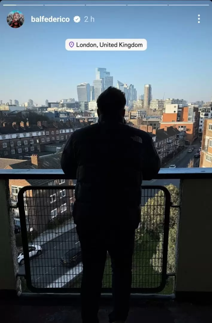 Federico Bal en Londres.